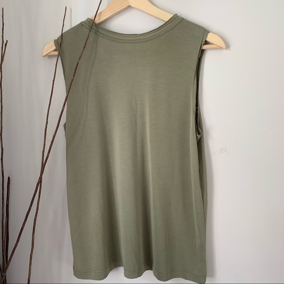 NX3 Sleeveless Tank Top V Neck Cut Out Women’s Size Small - Picture 6 of 9